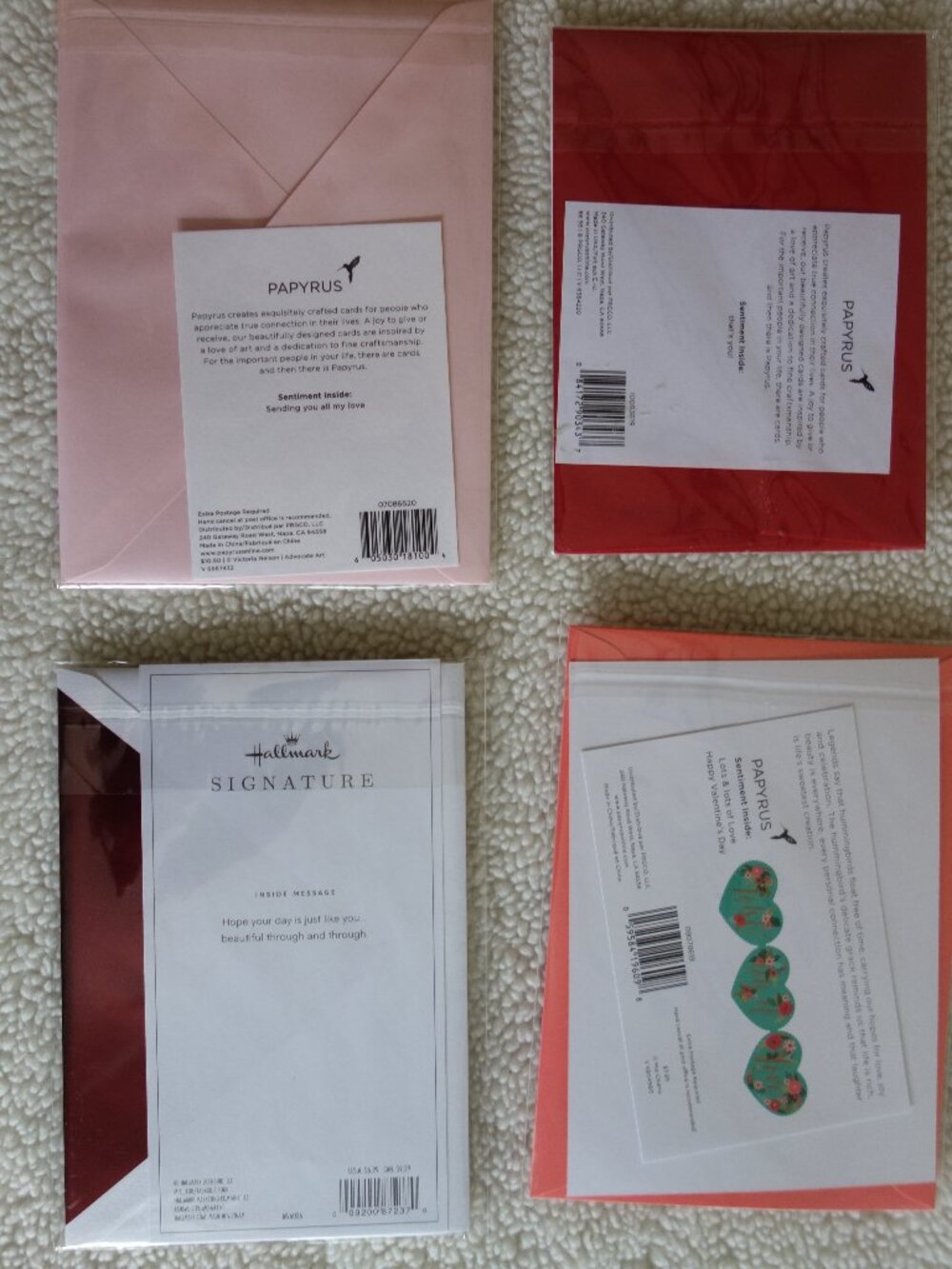 $108.19 New Sealed Premium Greeting Cards PAPYRUS, HALLMARK, AMERICAN GREETINGS - Picture 3 of 9